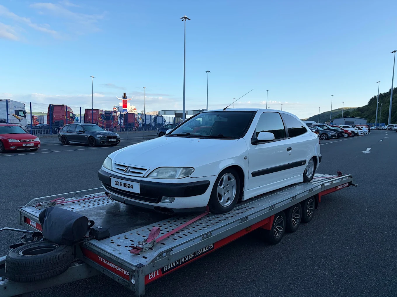 Vehicle collection from dealership forecourt